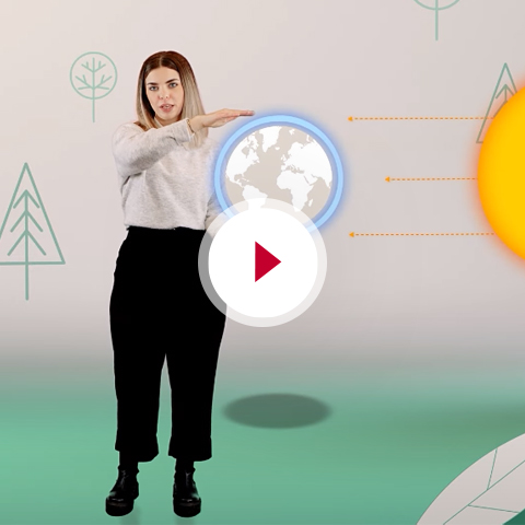 Mit einfachen Worten erklärt unsere Junior Social Media Managerin Hannah die Zusammenhänge zwischen Emissionen und Klimaneutralität.